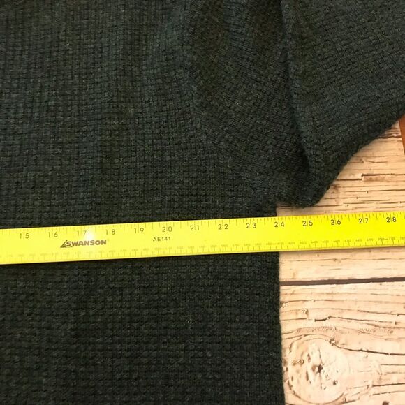 Pendleton Mens Green 100% Shetland Wool Full Zip Sweater Size XL - Picture 12 of 16